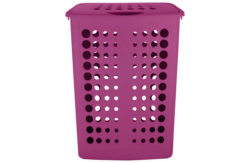 ColourMatch 40 Litre Laundry Hamper - Grape